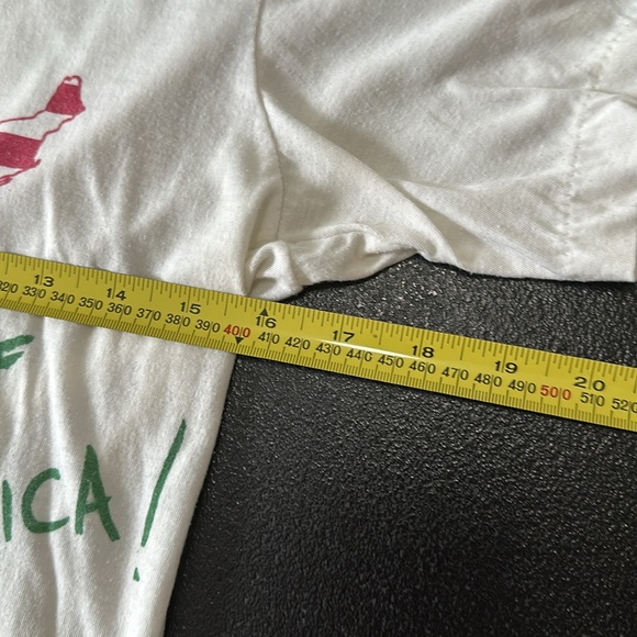 Vintage “U.S Out Of North America!” t-shirt from 1980s - Picture 4 of 4